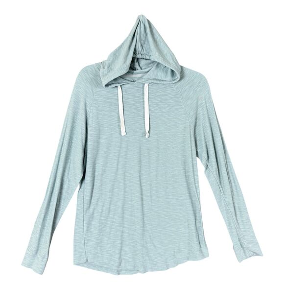 Free Fly Womens S Performance Bamboo Blend Pullover Hoodie Heather Mint Green - Picture 1 of 11